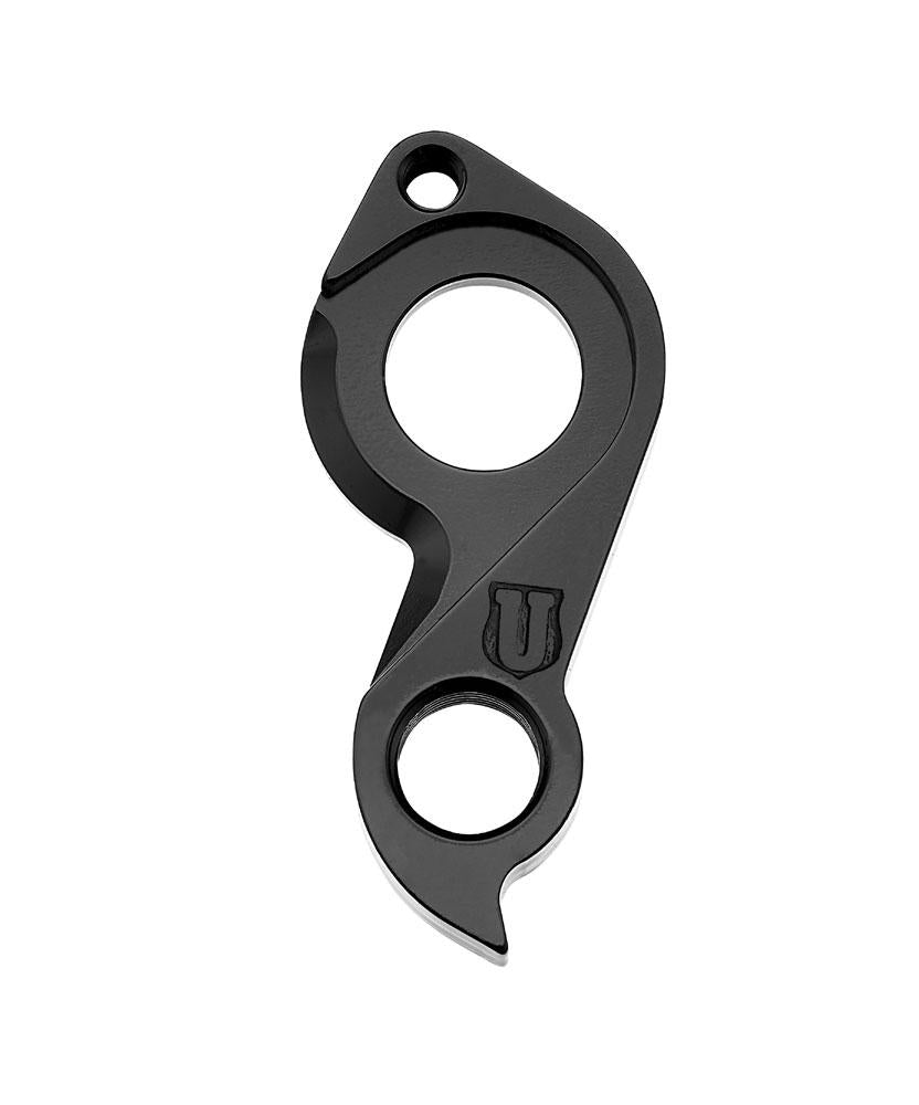 Schwarzes Marwi GH-291 Schaltauge aus Aluminium für Focus Cayo und Mares CX/AX Fahrräder.