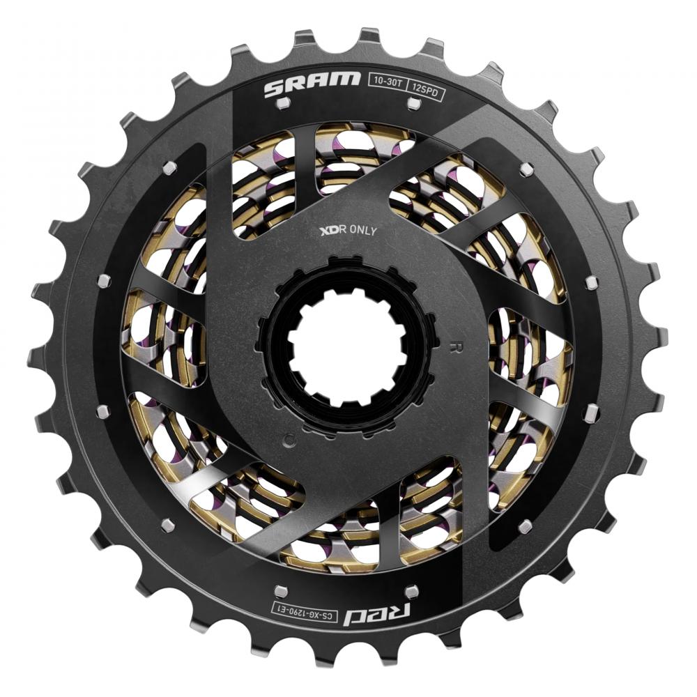 SRAM Kassette XG-1290 E1 10-36T rainbow - leichte RED-Schaltperformance mit großer Bandbreite