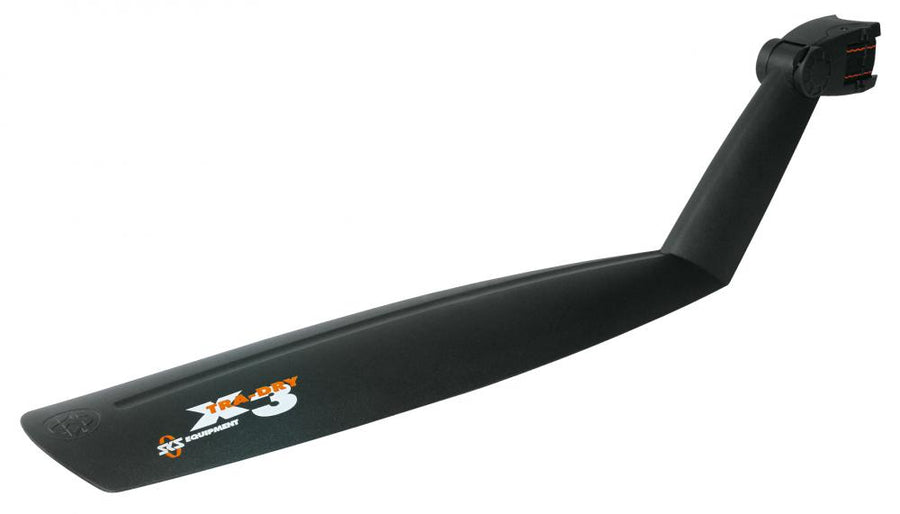 SKS X-Tra Dry 26" MTB Schutzblech, leicht, schlagfester Kunststoff, Quick-Release Powerstrap, für Sattelstützen Ø 25-32 mm, Reifen bis 2,4"