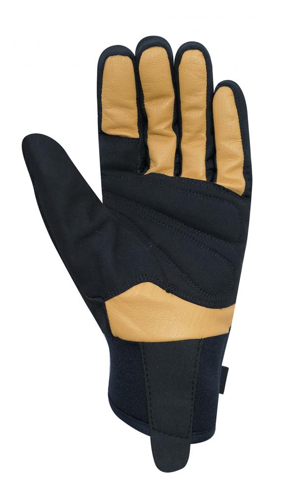 CHIBA Light Waterproof - wasserdichte Softshell-Radhandschuhe schwarz S