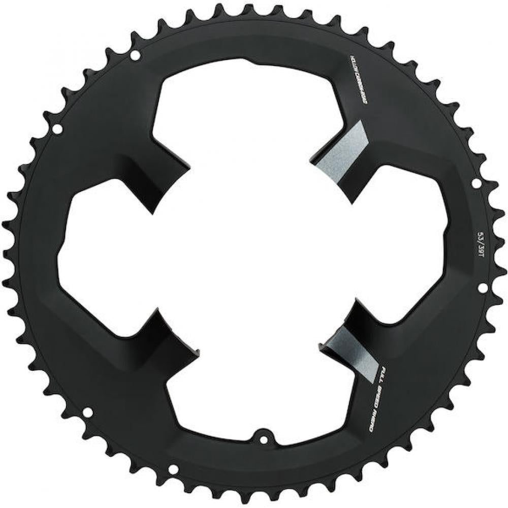 FSA Kettenblatt Road K-Force WE 110 mm x 34 T Schwarz - 27 g Leichtgewicht für Rennräder