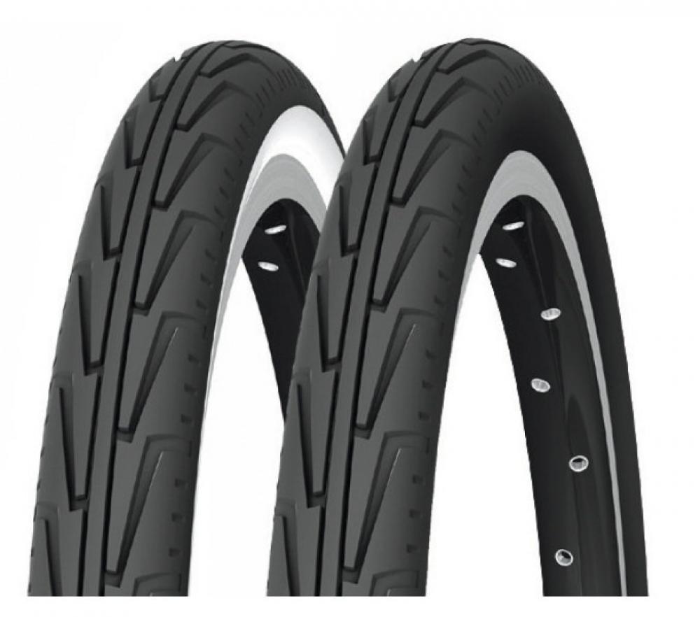 Michelin Reifen City J 20x1.45" 37-440 schwarz/weiß Draht