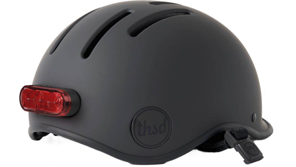 Thousand Heritage 2.0 Fahrradhelm Stealth Black S (54 - 57 cm) - stilvoller Urban-Helm mit Magnetverschluss, Belüftung, abnehmbares Visier