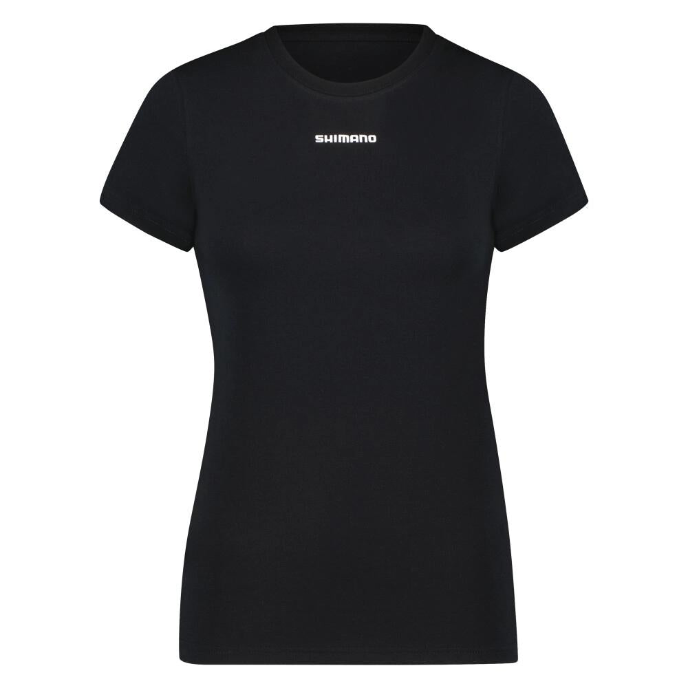 SHIMANO W'S UX URBAN T-Shirt BLACK XL T-Shirt für Radsport Damen Größe S