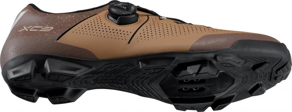 SHIMANO Fahrradschuhe XC302 Herren/Damen MTB SPD Größe 41 breit Braun