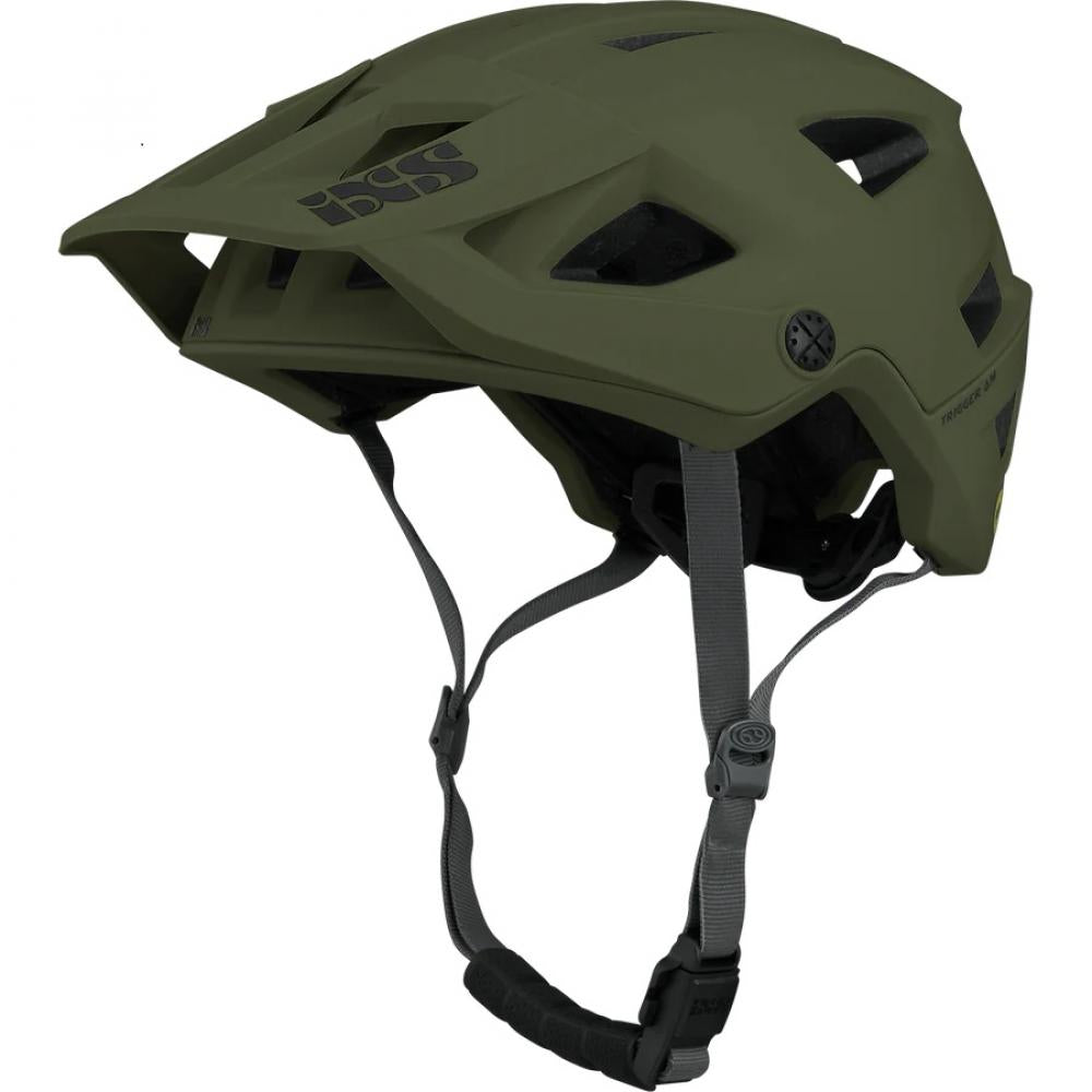 IXS Sports Division iXS Trigger AM MIPS helmet M olive - sicherer All-Mountain-Helm