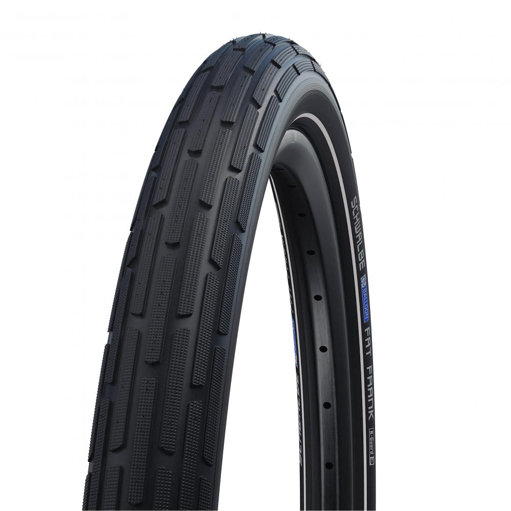 Schwalbe FAT FRANK Fahrradreifen 28x2.00 (50-622) mit K-Guard Pannenschutz, dunkelgrau, Active Line Profil.