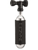 LEZYNE, Pumpen, High-End Kartuschenpumpe, CONTROL DRIVE CO2, schwarz, Aluminium, mit integr. Behälter für die CO2 Kartusche, Slip fit Kopf für SV / AV, inkl. 1x25g CO2 Kartusche mit Neoprenschutz, AV / SV, Gewicht 57g