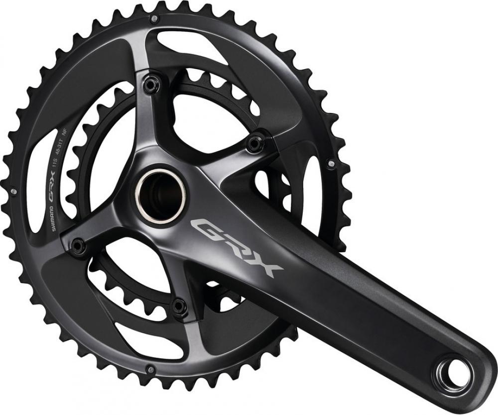 SHIMANO Kurbelgarnitur GRX FC-RX810-2 Kurbelgarnitur - 810-2, 11-fach, 172,5 mm, 48-31 Zähne, 31 Zähne