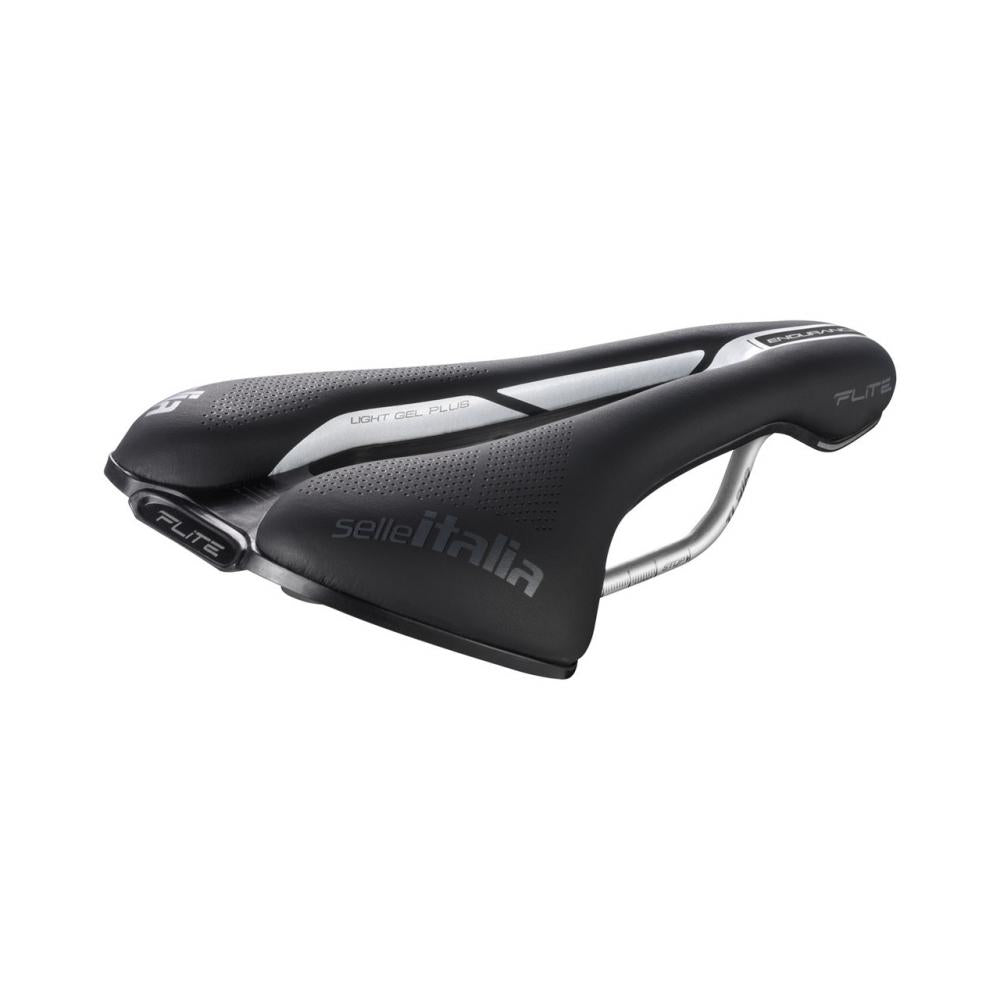 Selle Italia Flite Boost Endurance TI 316 Rennradsattel mit Superflow-Ausschnitt, Titanstreben & Extra-Polsterung.