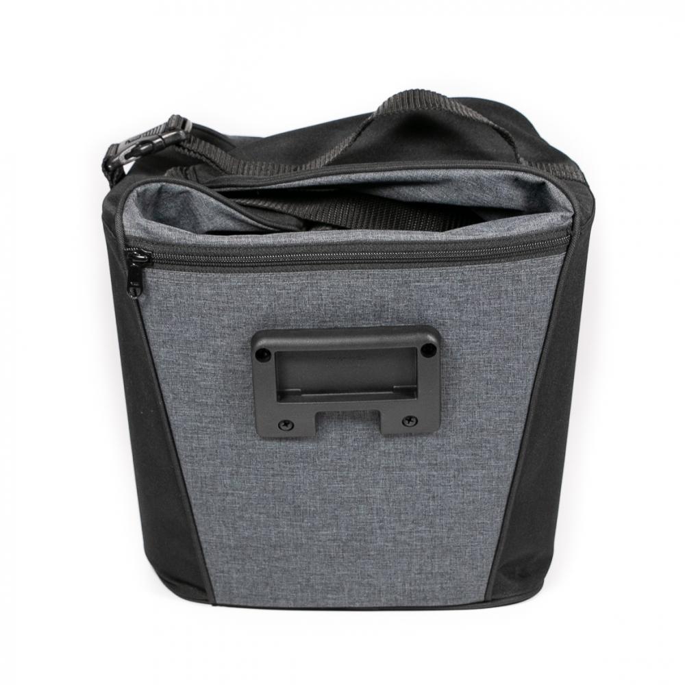 Haberland Lenkertasche Britta anthrazit/schwarz - praktische E-Bike Lenkertasche mit KLICKfix