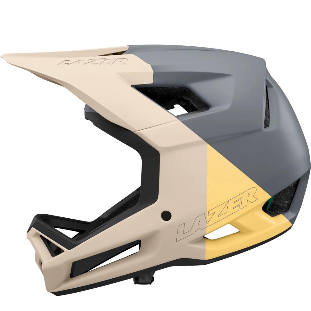 LAZER Helm Cage KinetiCore MTB/Downhill Matte Sand XS - maximaler Schutz für harte Trails