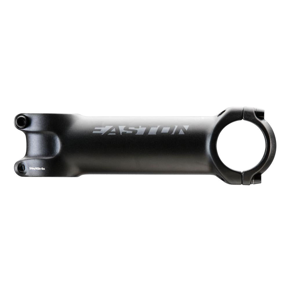 Schwarzer Easton EA70 Fahrradvorbau (31,8x100mm, 0°) für sportliche Fahrer, auf weißem Hintergrund.