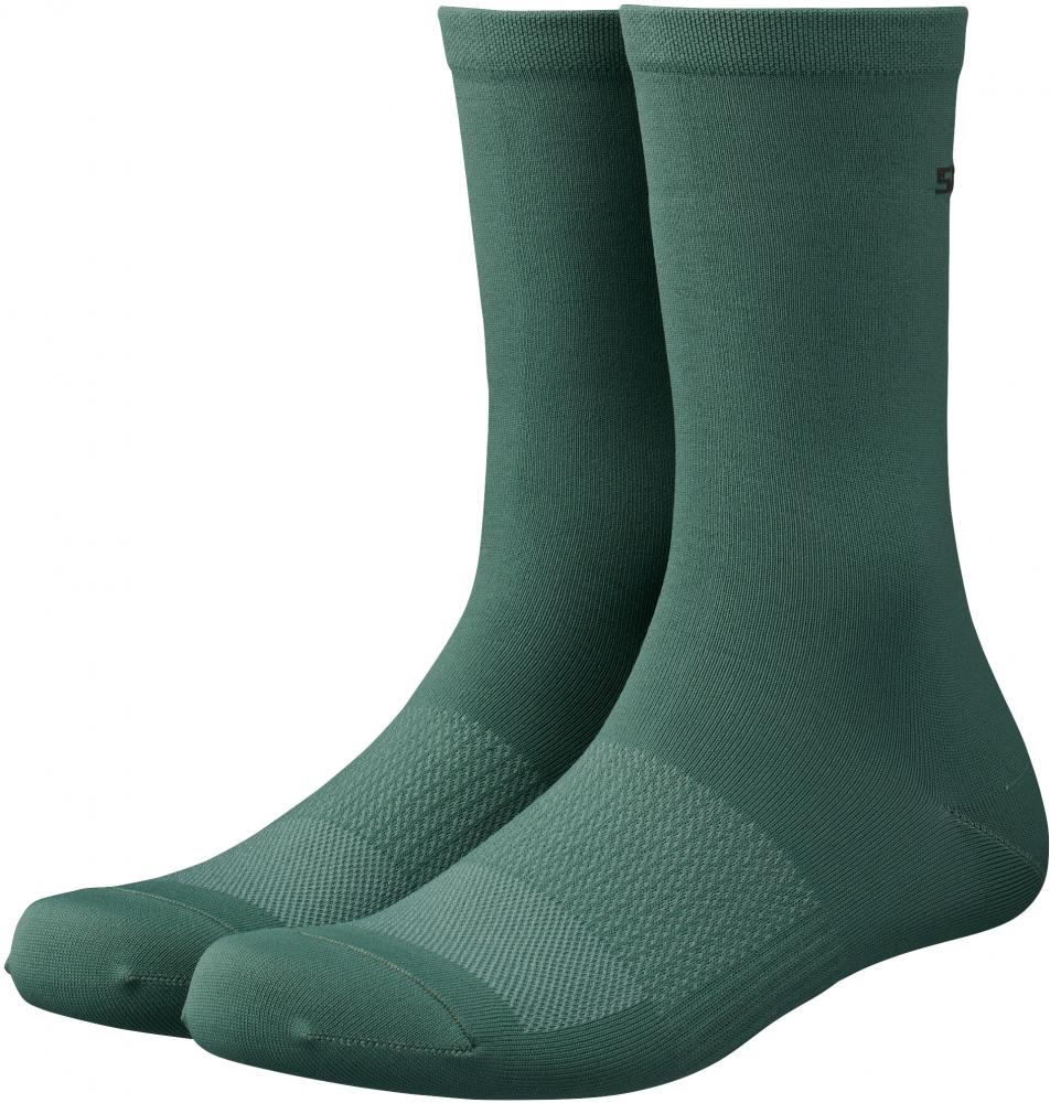 SHIMANO PERFORMANCE SOCKS SAGE GREEN Gr. 36-40 GREEN - atmungsaktive Radsocken