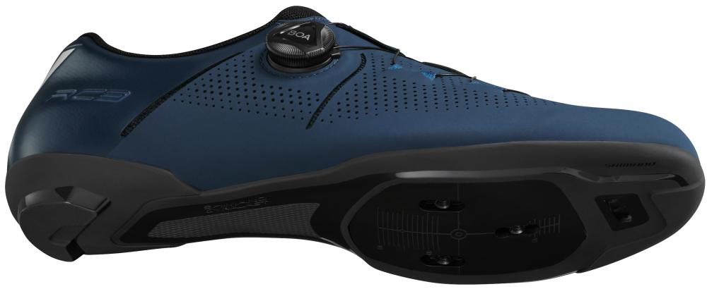 SHIMANO Fahrradschuhe RC302 Herren/Damen Road SPD-SL Größe 44, Blau