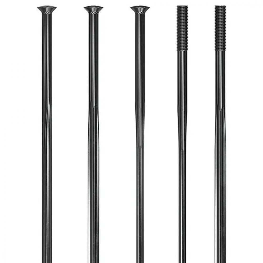 DT Swiss Complite SP Speichen 288mm schwarz, konifiziert, ohne Nippel.