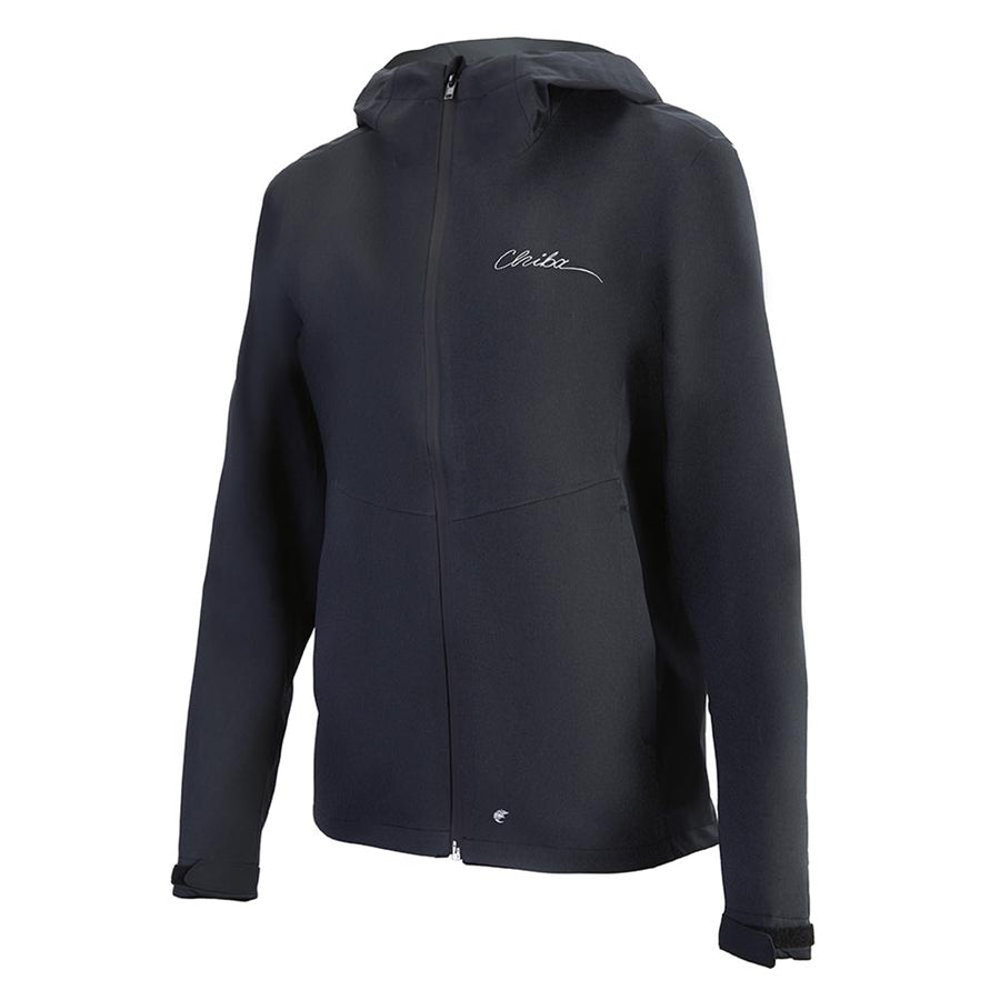 CHIBA Rainjacket Damen - wasserdichte, atmungsaktive Radjacke schwarz, Größe M