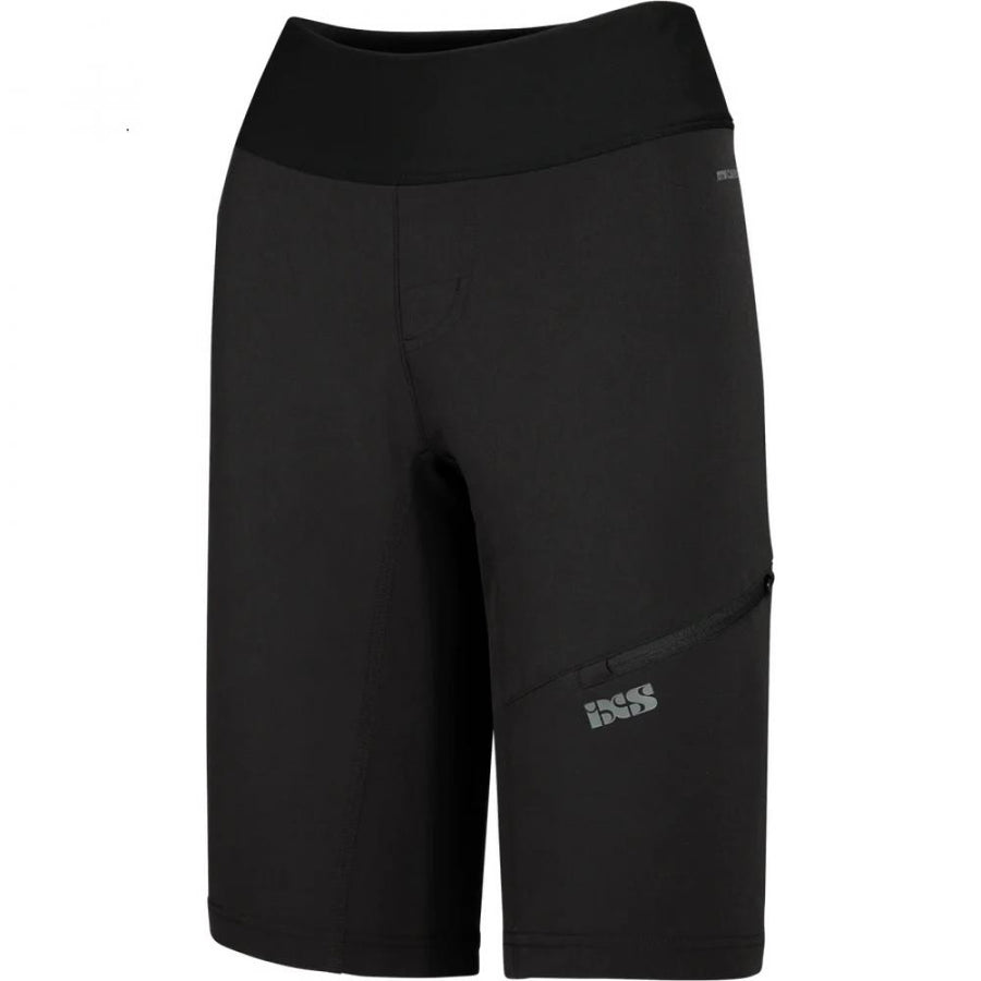 IXS Sports Division iXS Carve Hip-Hugger Women Shorts 38 black - maximaler Komfort für MTB-Fahrerinnen