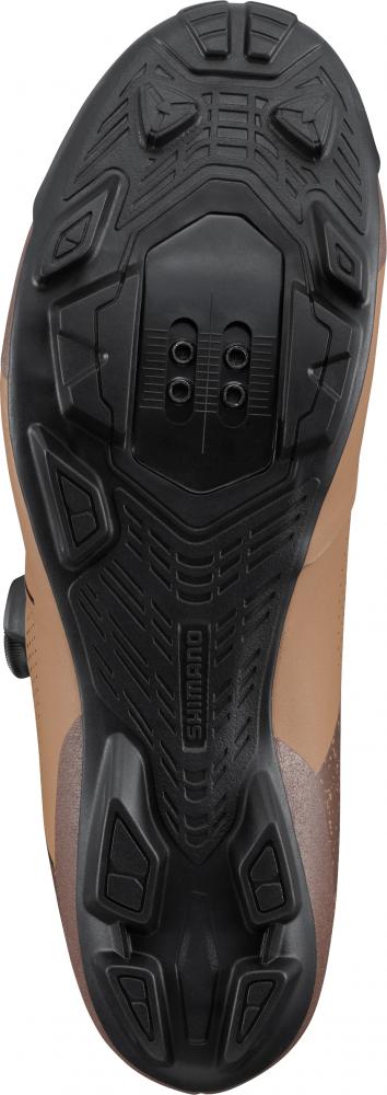 SHIMANO Fahrradschuhe XC302 Herren/Damen MTB SPD Größe 43 Braun - SPD-kompatible XC-MTB-Schuhe