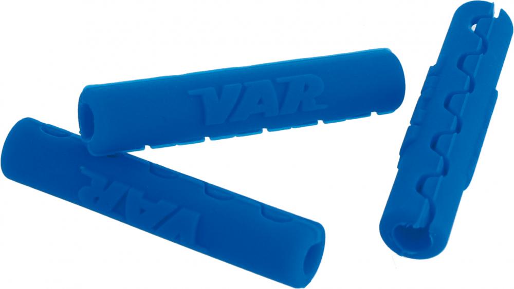 VAR 50 Stk. Rahmenschutz 5 mm Blau - Schutzkappen für Schaltaußenhüllen
