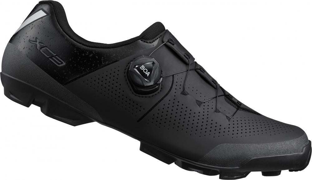 SHIMANO Fahrradschuhe XC302 Herren/Damen MTB SPD Größe 45 Schwarz