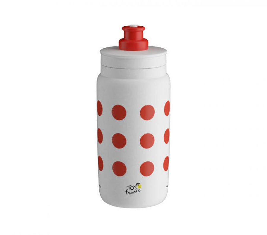ELITE FLY TDF Red Polka Dot 550 ml Sportflasche - ultraleicht & griffig