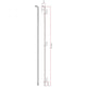 DT Swiss Speiche Alpine III 2.34 / 1.8 / 2.0 252 mm silber - extrem robuste E-Bike- & Tandem-Speiche