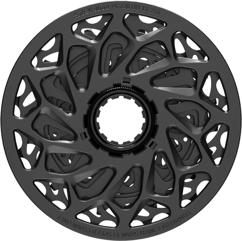 SRAM PG 720 Kassettenzahnkranz 7-fach, schwarz, 11-25Z, kompatibel mit Shimano 11-f. Freilauf & SRAM 11-f. Kette.