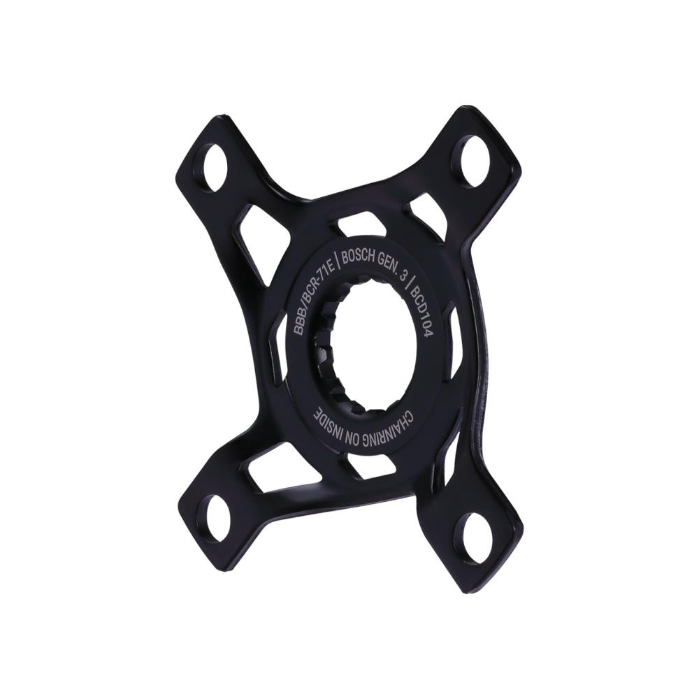 BBB Cycling BBB crank spider E-bikeMount 104 Schwarz - stabiler Spider für Bosch Gen3