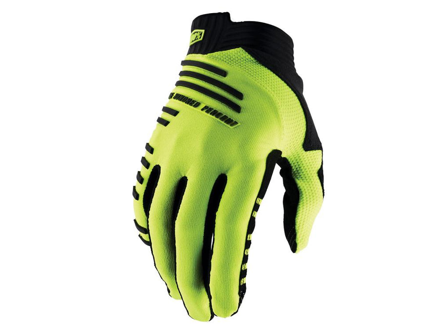 100% R-Core Gloves L Fluo Yellow - Downhill-Handschuhe mit maximalem Schutz