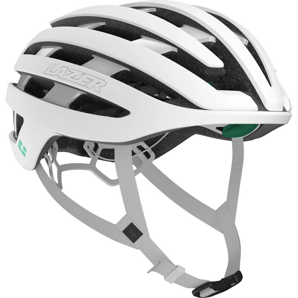 LAZER Z1 KinetiCore Rennradhelm - matte full white - extrem leicht & top belüftet