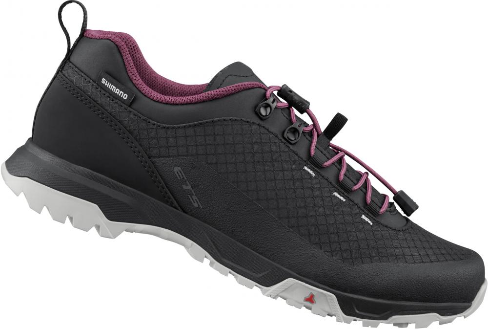 SHIMANO SHIMANO Fahrradschuhe ET501W Damen MTB FLATPEDAL Fahrradschuhe 38 Schwarz