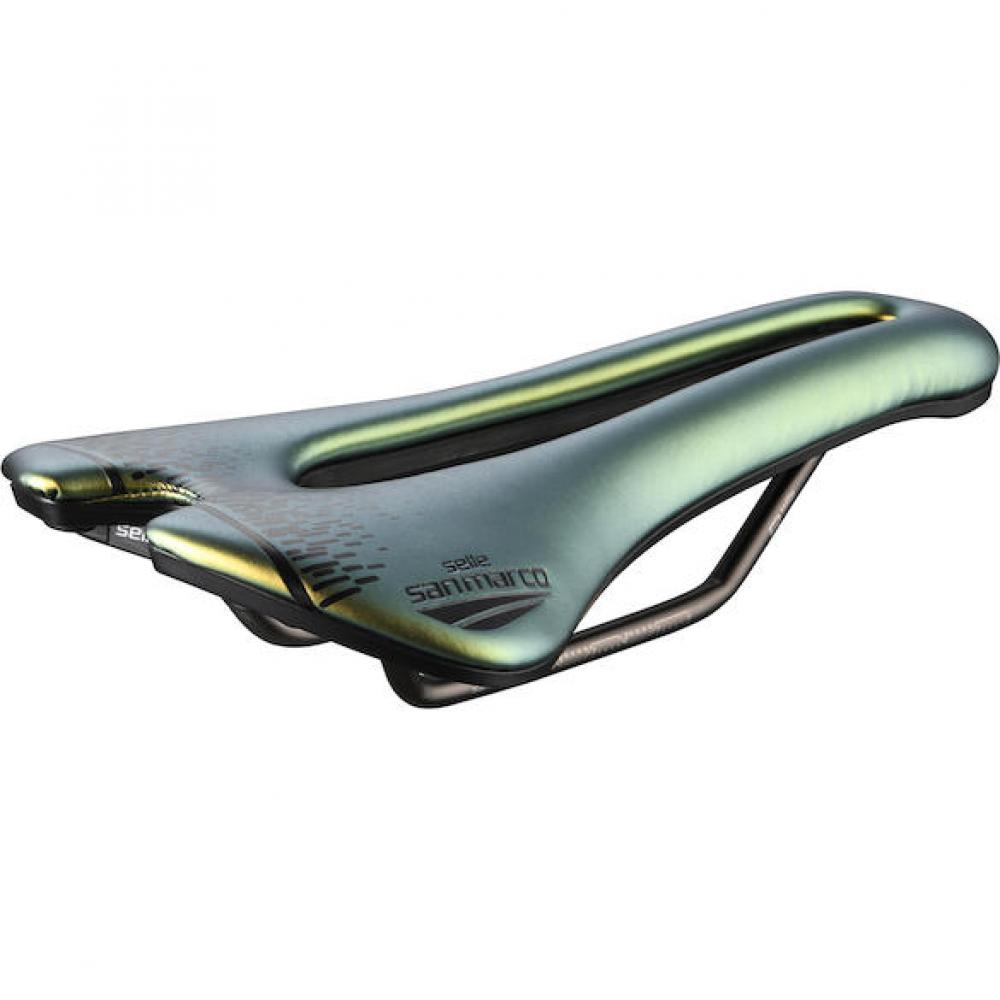 Selle San Marco Aspide Short Racing Sattel 155 x 250 mm Iridescent Gold - kurzer Rennradkomfort