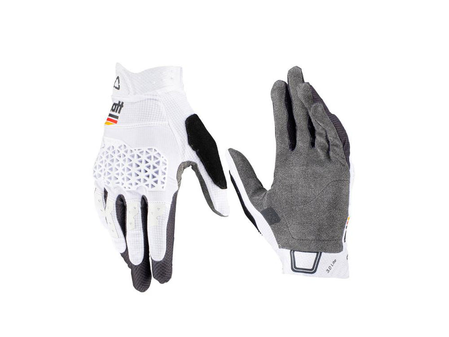 Leatt MTB 3.0 Lite Handschuhe XL Weiß - Atmungsaktiv mit Airflex-Knöchelschutz