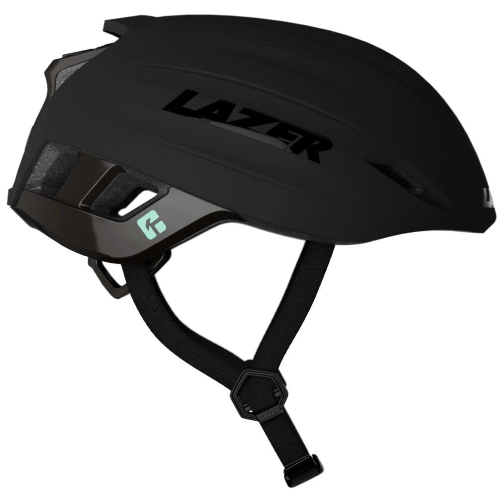 LAZER Aeroshell Z1 KinetiCore Matte Black M - aerodynamische Helmabdeckung mit Wetterschutz